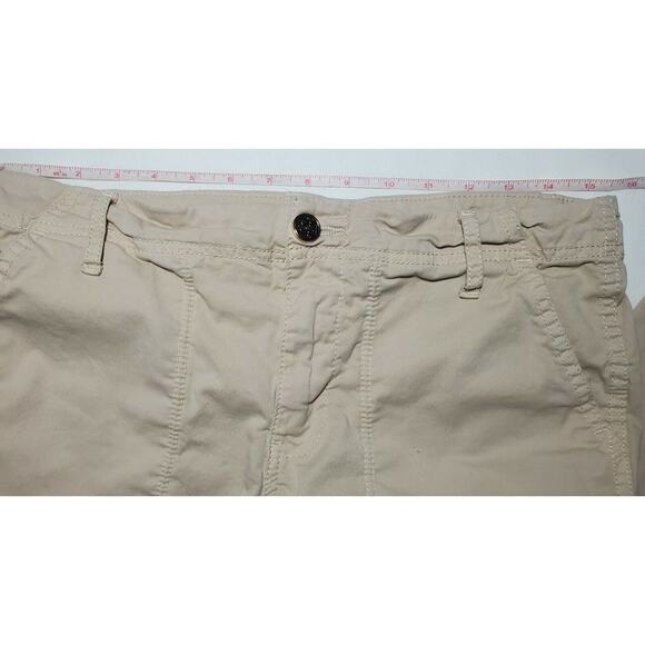 Tory Burch Khakis 27 Straight Leg Fatigue Chino Pants Trouser 27x31 Womens Size - Picture 8 of 9